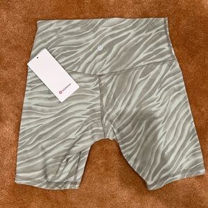 Lululemon🍋 Align HR short 8" marble grey
